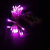 3M Pink 30 LED Christmas Fairy String Light 2 Modes (Flashing,  Steady on)