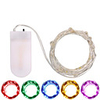 3m String Lights Outdoor String Lights 30 LEDs SMD 0603 1pc Warm White White Multi Color Waterproof Party Decorative Batteries Powered