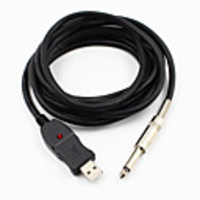 3M USB Guitar Cable 1/4 6.35mm to USB Interface Link Connection Audio Adapter Converter PC Instrument Cable Guitar Parts