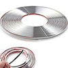 3meters/6mm Car Chrome Strips Front Rear Fog Light Cover Door Window Body Decorative Strip Trim Decoration Bumper Protector