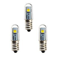 3pcs 0.5 W LED Corn Lights 20 lm E14 3 LED Beads SMD 5050 Decorative Warm White White 100-240 V miniinthebox