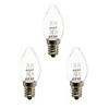 3pcs 1 W LED Candle Lights 20 lm E12 4 LED Beads Dip LED Decorative Warm White White 100-240 V
