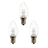 3pcs 1 W LED Candle Lights 20 lm E12 4 LED Beads Dip LED Decorative Warm White White 100-240 V