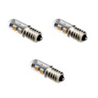 3pcs 1 W LED Corn Lights 100-120 lm E14 T 7 LED Beads SMD 5050 Warm White 220-240 V / 3 pcs