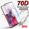3PCS 100D Curved Tempered Glass For Samsung Galaxy S20 Ultra S20 Plus S20 Screen Protector For Samsung Note 10 Pro Note 10 9 8 Samsung Galaxy S10 Lite S10 9 8 Plus