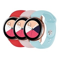 3pcs 18mm 20mm 22mm Silicone Sport Watch Band for Samsung Galaxy Watch,  Huawei,  Xiaomi,  Amazfit,  Smartwatch Strap miniinthebox