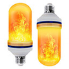 3pcs 2pcs LED Flame Effect Decorative Bulb LED Dynamic Flame Light E27 Creative Corn Bulb Flame Simulation Effect Night Light