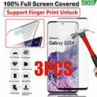 3PCS 3D Curved Tempered Glass On For Samsung Galaxy S20 Ultra S20 Plus S20 S10 Plus S10 Lite S10 Full Screen Protector 9H HD Protective Film