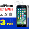 3PCS 7 plus protective glass for apple iPhone 7 8 plus screen protector tempered glas armored I8 I8plus 8plus Iphone8plus Iphone8