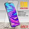 3PCS 9H Full cover Tempered Glass For iPhone 12 Pro Max X XS XR Screen protector for iPhone 11 Pro Max 6 6s 7 8 Plus protective glass