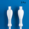 3PCS Double-head male type-c high-speed transmission TPE data 3A cable suitable for Xiaomi/Samsung/Huawei