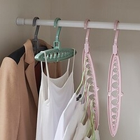 3Pcs Folding Plastic Hangers-Travel Hangers - Portable Folding Clothes Hangers Travel Accessories Foldable Clothes Drying Rack for Travel miniinthebox