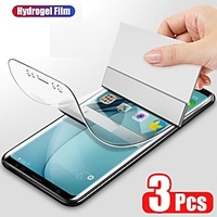 3PCS Full Coverd Hydrogel Film For iPhone 12 Samsung Galaxy S21 Huawei P40 HD Transparent Self Healing Compatible Fingerprint Sensor Screen Protector For iPhone 11 Galaxy A72 Xiaomi Mi 10T Mate 40pro miniinthebox