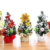 3pcs LED Mini Christmas Tree Christmas Gift with 3M 30LEDs String Lights Artificial Potted Plants Ornaments Tabletop Decorations for Home Décor Festival Holidays