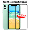 3pcs Protective Glass on For iPhone SE 2020 Screen Protector for iphone 11 Pro X XR XS Max 6 6S 7 8 plus Full Cover Glass