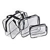 3pcs Travel Bag Travel Organizer Travel Luggage Organizer / Packing Organizer Large Capacity Waterproof Portable Moistureproof PVC(PolyVinyl Chloride) Camping Hiking Luggage / Durable