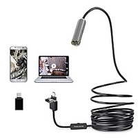 3rd Generation USB Borescope Teslong Auto Focus Endoscope Camera with 5.0 Megapixels FHD Micro Inspection Camera Waterproof Semi-Rigid Snake Cable Multifunction Soldering Camera(5m/16ft) miniinthebox