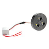 3W 300-330LM 3000-3500K Warm White Light Black Cover LED Ceiling Bulb (85-265V)