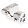 3W 300-330LM 6000-6500K Natural White Light Angle-Adjustable LED Track Lamp (85-265V)