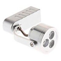 3W 300-330LM 6000-6500K Natural White Light Angle-Adjustable LED Track Lamp (85-265V)