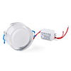 3W 300LM 3000-3500K Warm White Light Cylindrical Crystal LED Ceiling Bulb (85-265V)