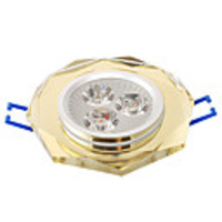 3W 315LM 3000-3500K Warm White Light Crystal LED Ceiling Bulb (220V,  4 Colors Selectable)
