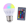 3W E27 LED RGB LED Light Bulb with IR Remote Control Pop Lamp Color Changing AC 85-265V 16 colors changing LED Bulbs Tubes miniinthebox