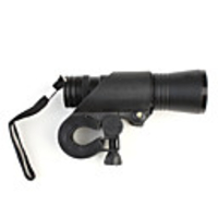 3W LED Bike Light Flashlight 3XAAA Black