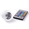 3W LED Color Changing Remote Control Light