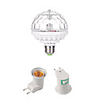 3W Rotary RGB LED Stage Light Bulb Small Magic Ball Lamp DJ Disco KTV Projector Music Lights Disco Bulbs
