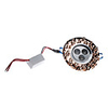 3x1W 240-260LM 3000-3500K Warm White Light Gold Diamonds Crystal LED Ceiling Bulb (85-265V)