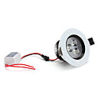 3x1W 270LM 6000-6500K White Light Ceiling Lamp LED Bulb (85-265V)