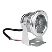 3x1W 300LM 6000-6500K White Light Waterproof Track Lamp LED Bulb (12V)