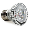 3x1W E27 5000K 360LM 3-LED White Light Bulb (85-265V)