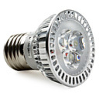 3x1W E27 5000K 360LM 3-LED White Light Bulb (85-265V)