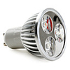 3x1W GU10 3000K 270LM 3-LED Warm White Light Bulb (85-265V)