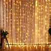 3x3M LED Curtain String Lights Fairy Light Garland For Garden Home Party Curtain Christmas Wedding Valentine