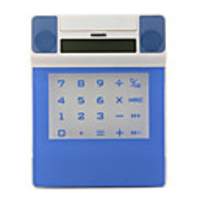 4" USB Powered LCD 10-Digital Solar Power Calculator Mouse Pad Speaker Blue