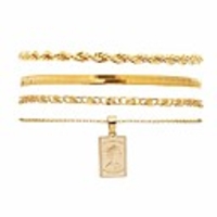 4-6pcs ankle bracelets set for women gold boho beach anklet chain adjustable foot jewelry for girls extremely simple style-4pcs-elizabeth ii-gold