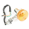 4 Amber Universal Fit Motorbike Mini Round Turn Signal Lights