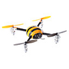 4-Channel 2.4G 6-Axis 3D Flips and Rolls Quad-copter Mini Ladybug UFO (Yellow Strip)