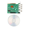 4-Channel DVR Video Capture PCI Card for 25/30 FPS Security Cameras