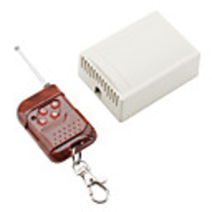 4-Channel Fixed Code Wireless Remote Receiver and 4-Key Transmitter