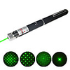 4-in-1 100mW Pen Shape Green Laser Pointer with Amazing Pattern Head
