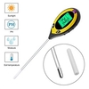 4 in 1 Digital PH Meter PH Tester Soil Water Moisture Test Meter Kit Temperature Sunlight Tester for Garden Farm Plant Seeding miniinthebox