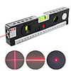 4-in-1 Laser Level Aligner Vertical Horizontal Lasers Precise Marking Line Locking Tape Measure Ruler Construction Tool