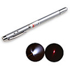4 in 1 LED Red Laser Mini Flashlight