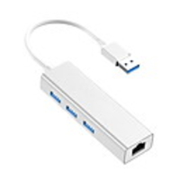 4 in 1 Multi USB Hub For macbook pro Laptop Computer Accessories Adaptador USB Port Splitter To RJ45 USB 3.0 Hub Adapter Charger