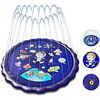 4-in-1 Splash Pad for Kids 70 INch Outdoor Childrens Water Pad Wading Pool and Sprinkler and Play Mat for Girls Inflatable Kiddie Swimming Pool Water Toys for Toddlers 12 Months and Up miniinthebox