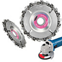 4 inch Steel Chain saw Blade for Wood Carving 22 Teeth Angle Grinder Disc Arbor 1PCS